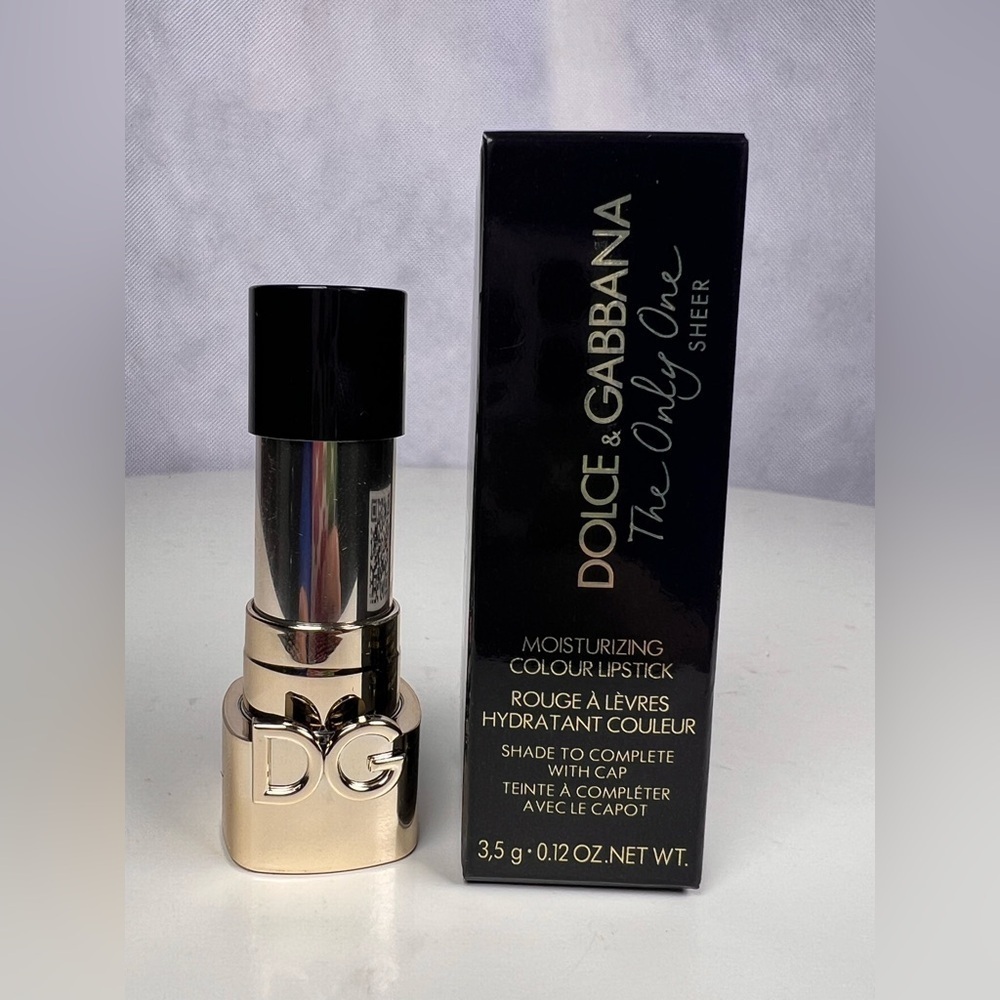 💄 DOLCE & GABBANA The Only One Sheer #128 Sensual Tan 3.5g Moisturizing Lipstick - Picture 4 of 4